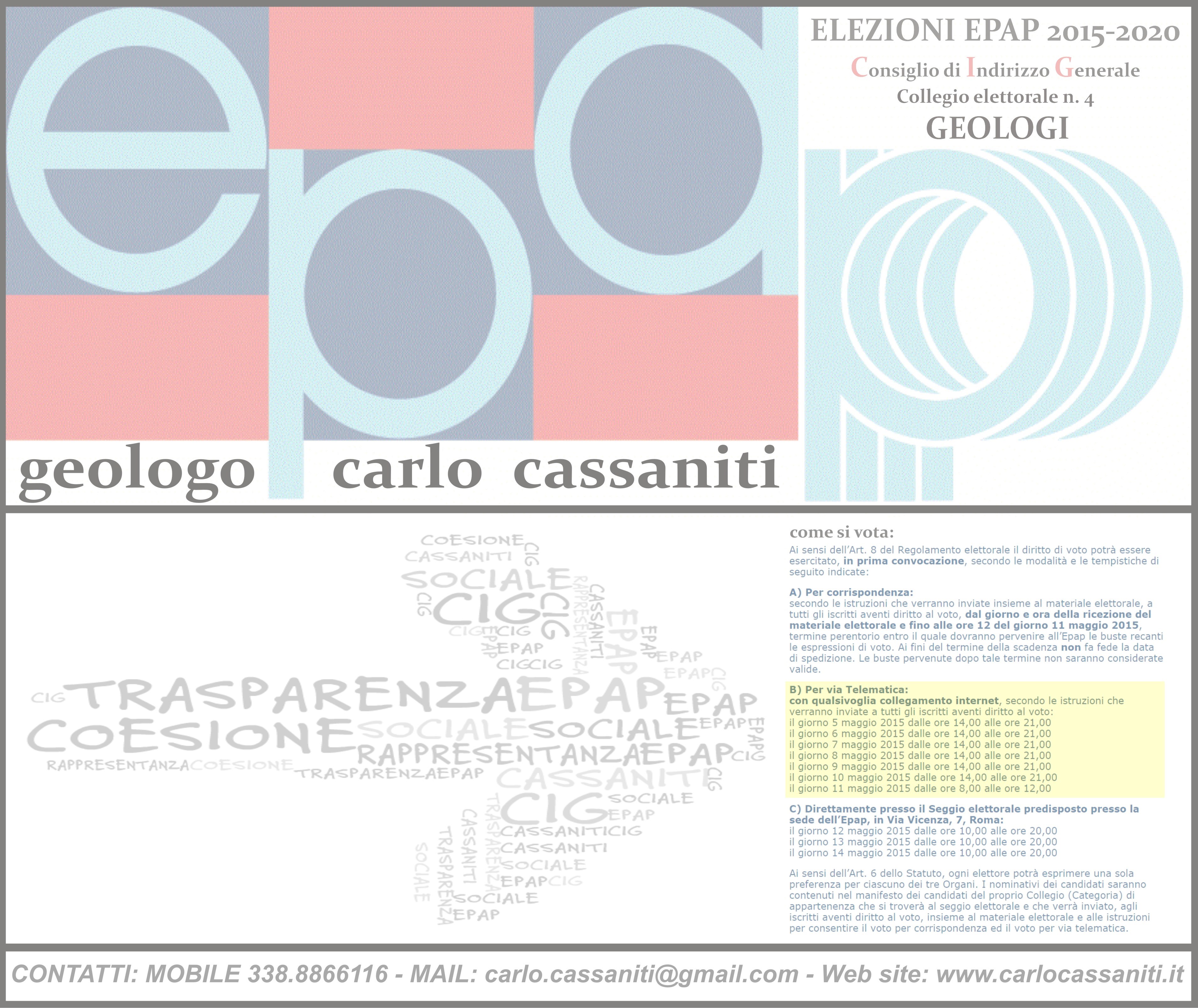 SPECIALE ELEZIONI EPAP